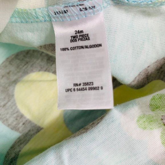 Carters Toddler Girls 24 Months Sundress Retro Style Tropical Floral Summer Play - Picture 5 of 8